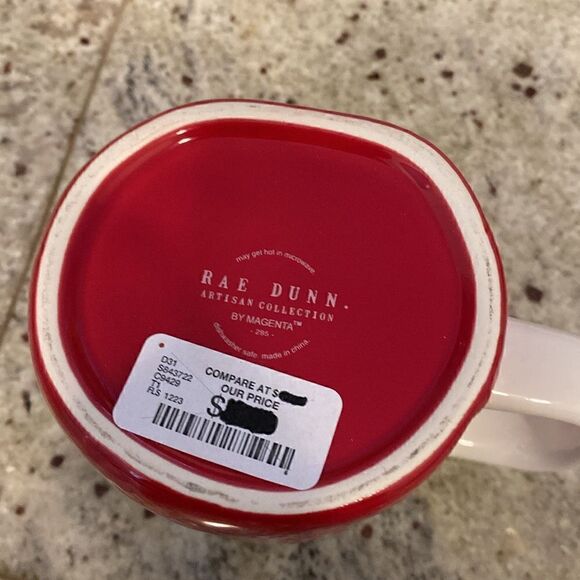 NWT Rae Dunn XOXO 2 Color Hearts Valentine’s Day Coffee Mug Cup - Picture 9 of 11